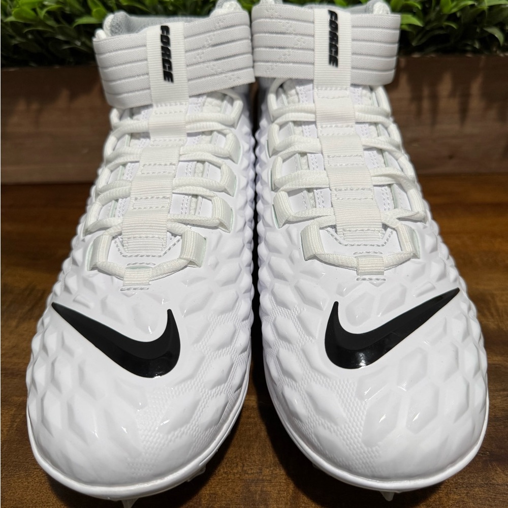 Nike Force Savage Pro 2 Football Cleats White Black AH4000-100 Men’s Size 9.5 - Picture 3 of 11